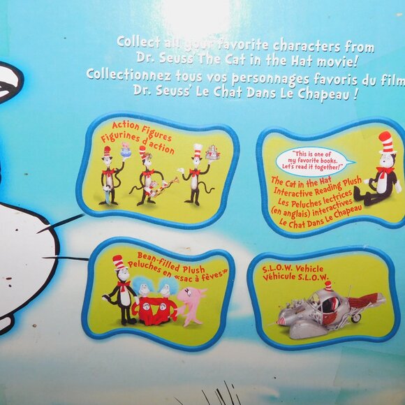2003 Play Along Toys The Cat in the Hat Movie Collectible Figure Set NEW - Picture 7 of 8